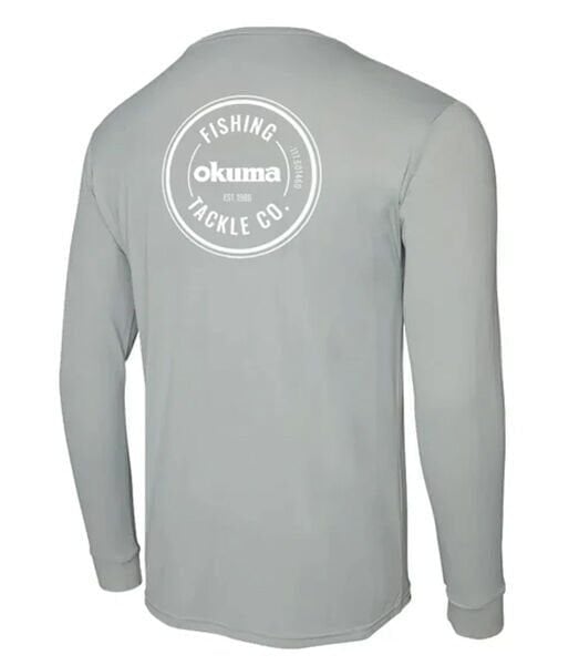 Okuma Aquatek Long Sleeve Sun Shirt Grey