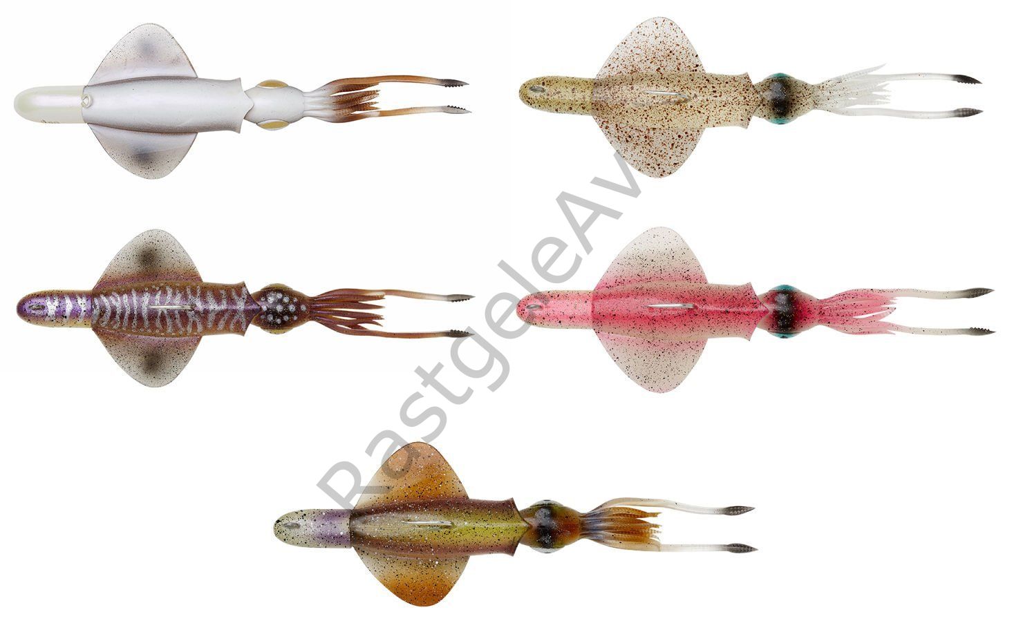 Savage Gear Swim Squid RTF 25cm 200gr Green Eye