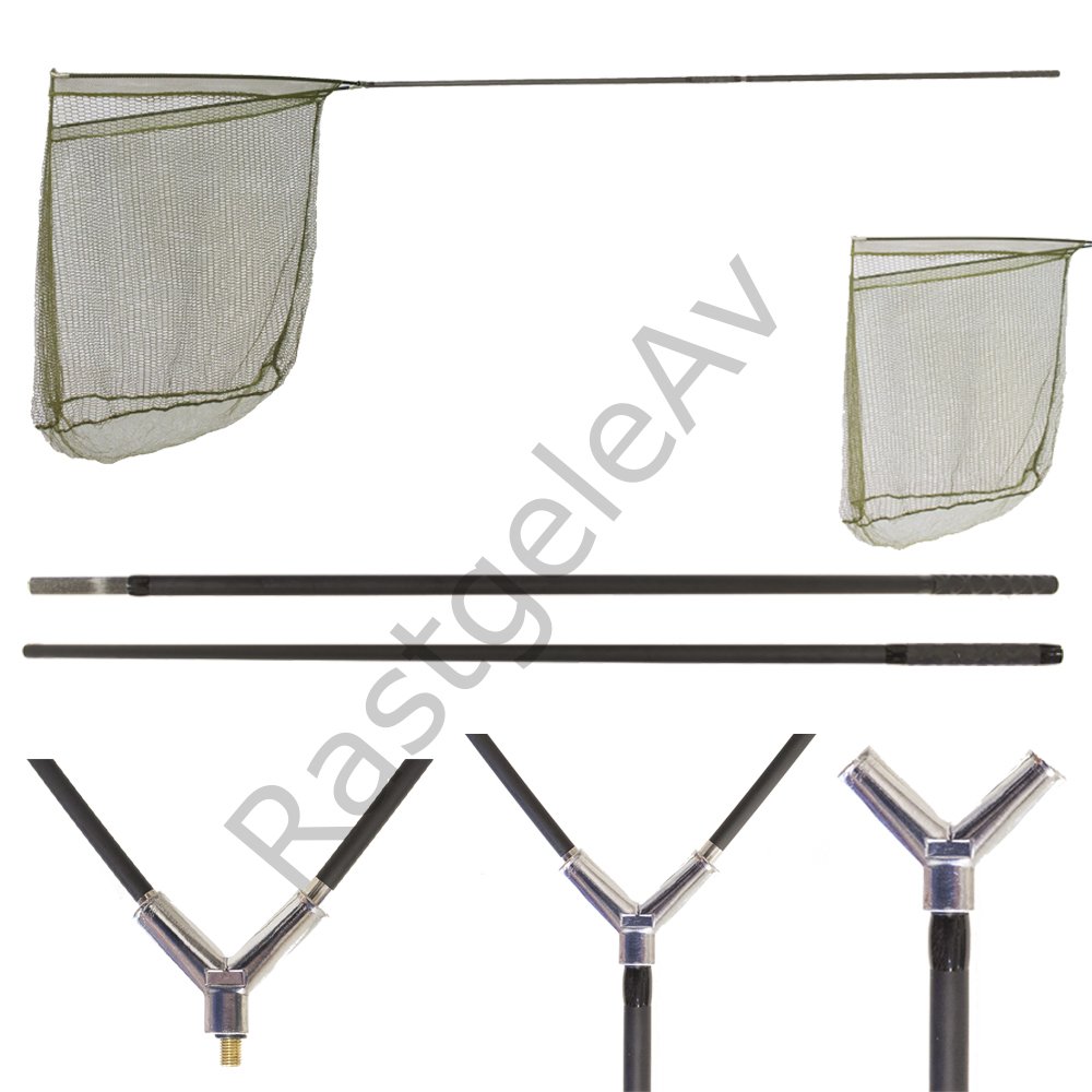 Remixon CLND-01 100cm 1.80m 2P İp Torlu Sazan Kepçe