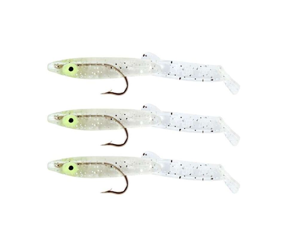Captain 3525 Eel Fish 75cm Silikon Zargana Suni Yem 3lü Paket E02 SILVER