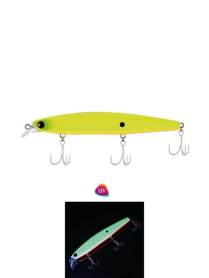 Fujin Gallant 120S 21gr 120mm Sinking Maket Balık 235 Green Cheeks