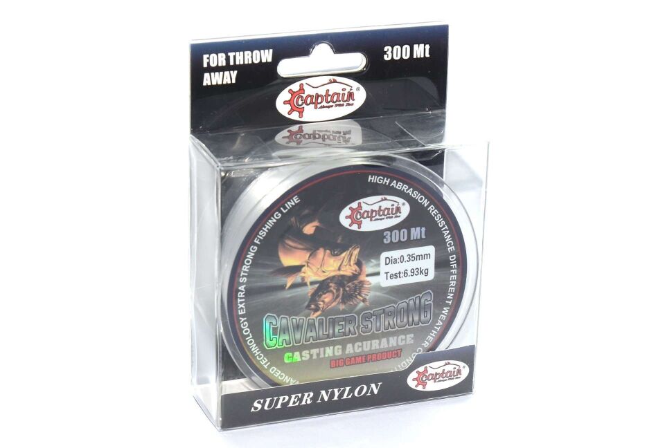 Captain Cavalier Strong 300mt Monofilament Misina Beyaz Standart - 0.35 MM