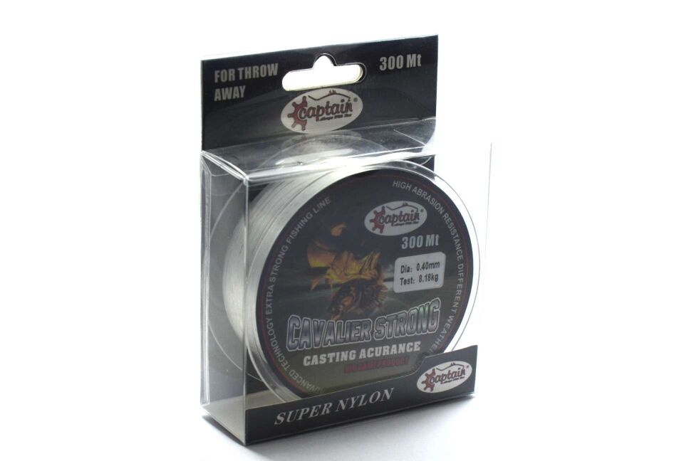 Captain Cavalier Strong 300mt Monofilament Misina Beyaz Standart - 0.35 MM