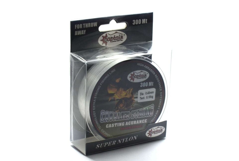 Captain Cavalier Strong 300mt Monofilament Misina Beyaz Standart - 0.30 MM