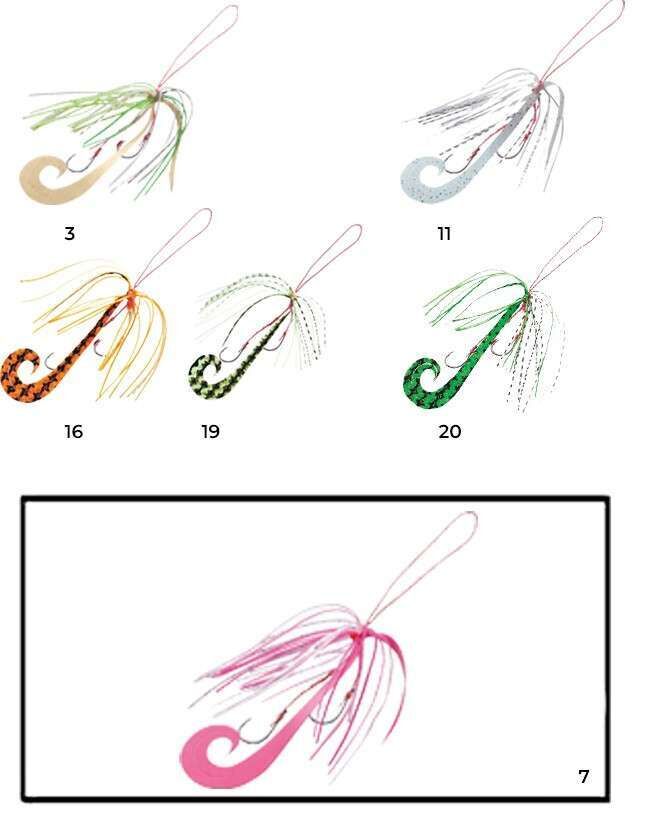 Hayabusa SE 136 Tai Rubber Free Slide Yedek Etekli Assist İğne Set