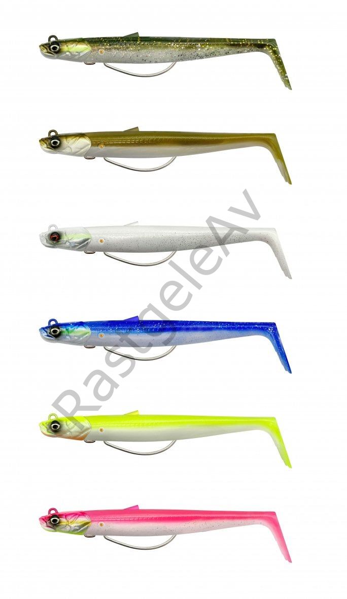 Savage Gear Sandeel V2 Weedless 11.5 cm 22 gr 2+1 Khaki