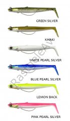 Savage Gear Sandeel V2 Weedless 11.5 cm 22 gr 2+1 White Pearl Silver