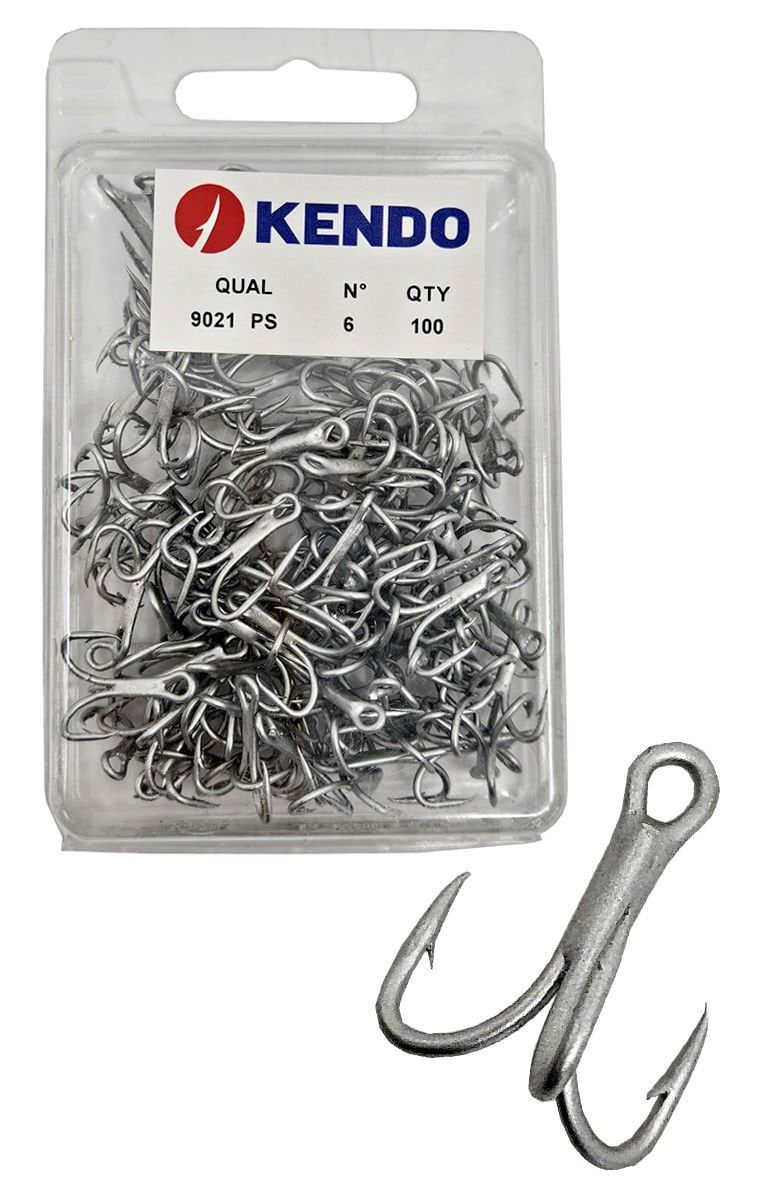 Kendo 9021 PS Faultless Treble 100 Adet 3 lü Çarpma İğnesi 6