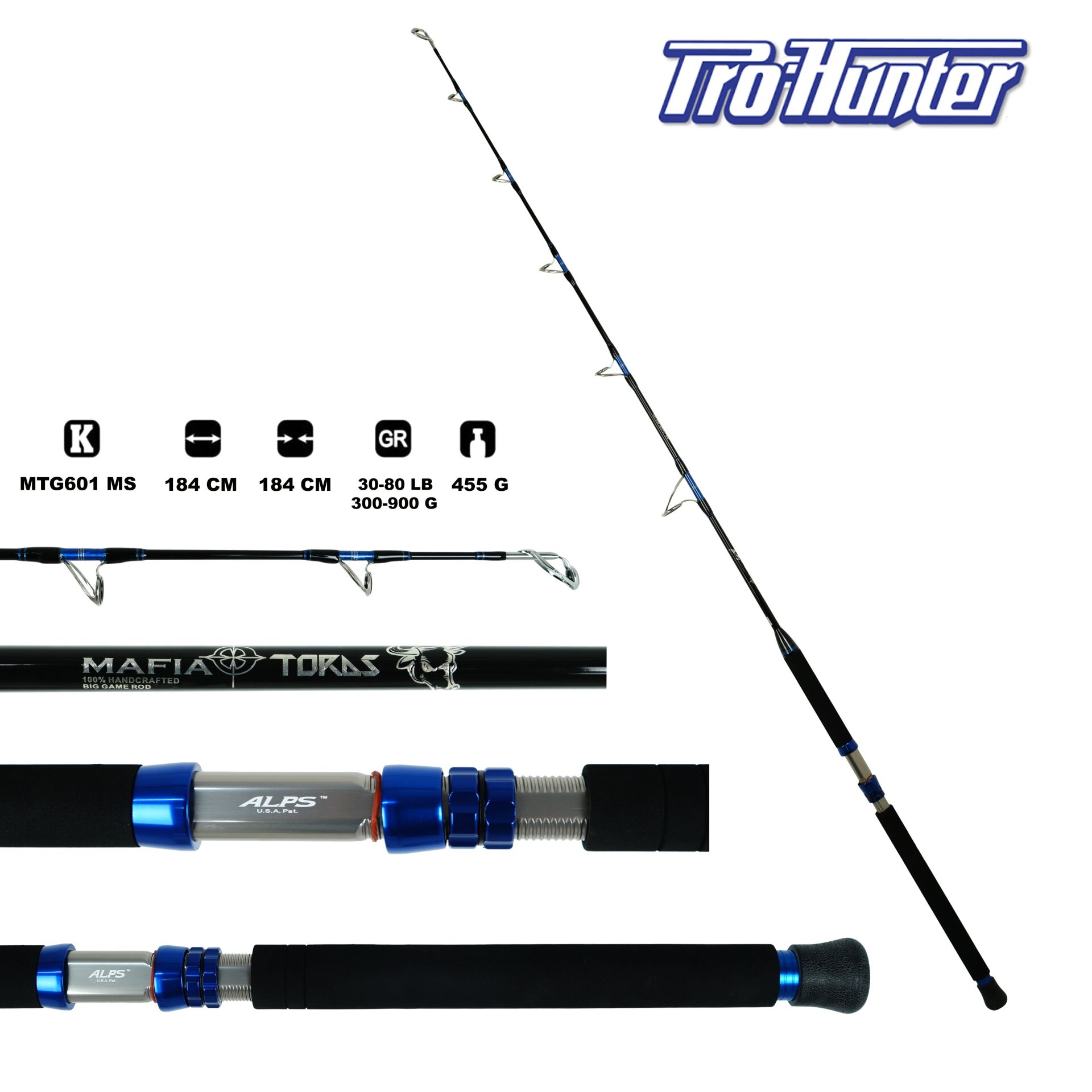 Mafia Toras MTG601MS 300-900g 30-80lb Jig Kamışı