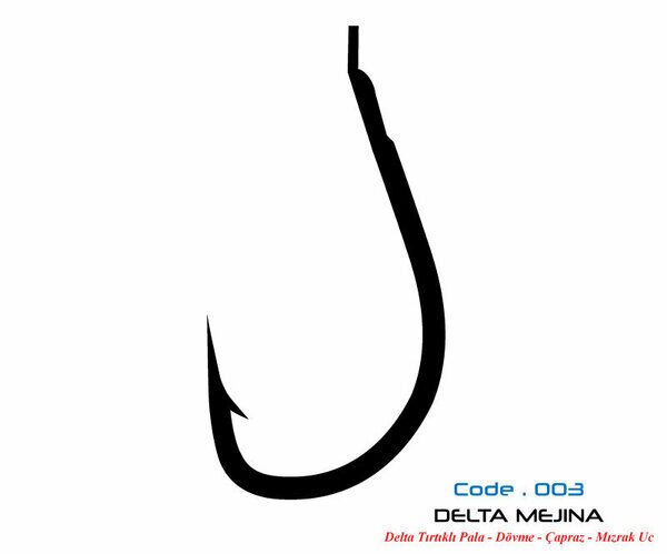 Fudo 0030 Delta Mejina Tırtıklı Pala Nikel İğne