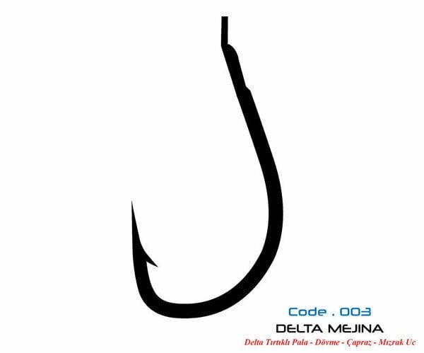 Fudo 0030 Delta Mejina Tırtıklı Pala Nikel İğne