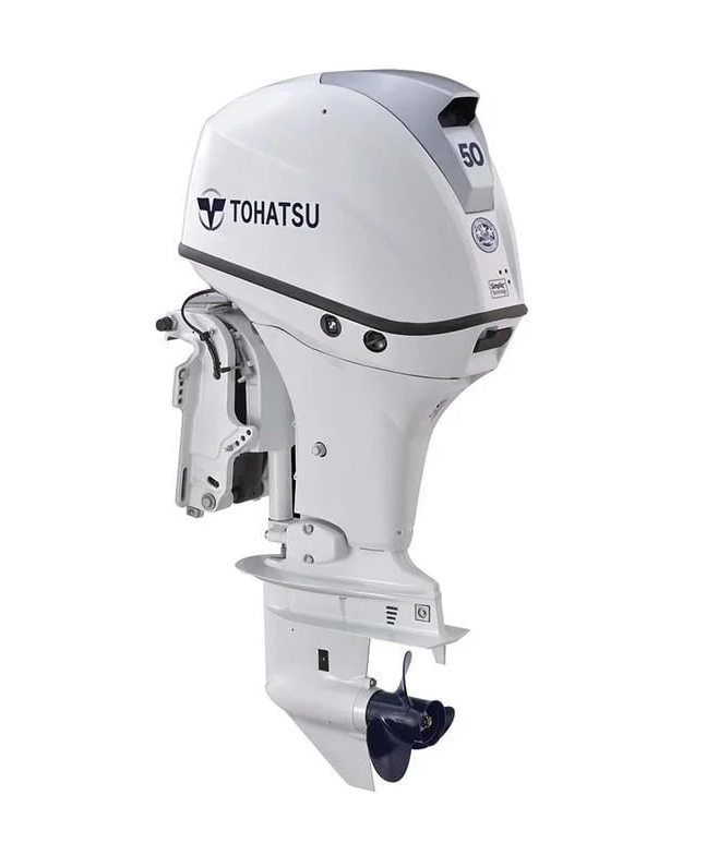 Tohatsu MFS 50 AWETL Uzun Şaft Marşlı Trimli Beyaz 4 Zamanlı Deniz Motoru