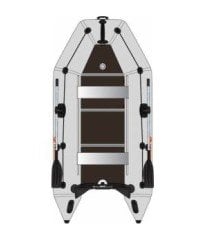 Kolibri Km-330D Profesyonel Full Ahşap tabanlı Şişme Bot