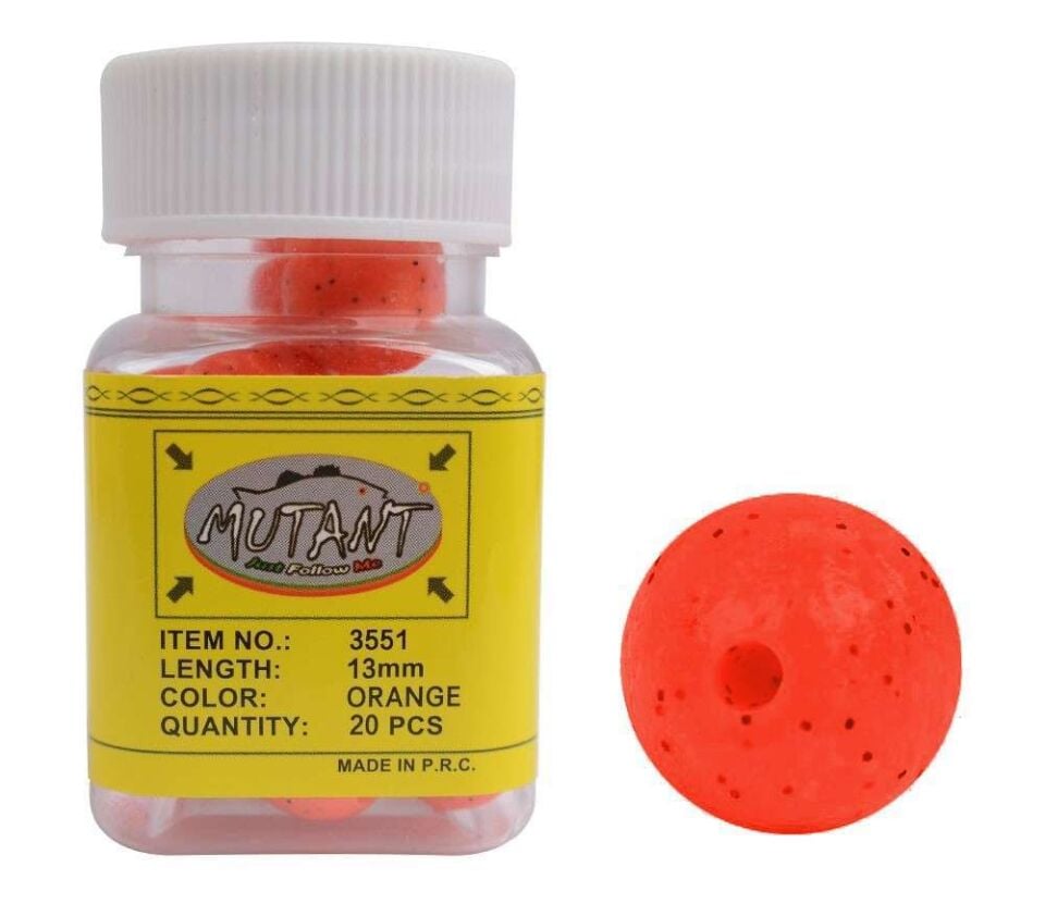 Mutant 3551 Walker Aromalı Silikon Boili 20li Kutu Suni Balık Yemi