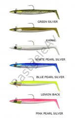 Savage Gear Sandeel V2 12 cm 22 gr 2+1 White Pearl Silver