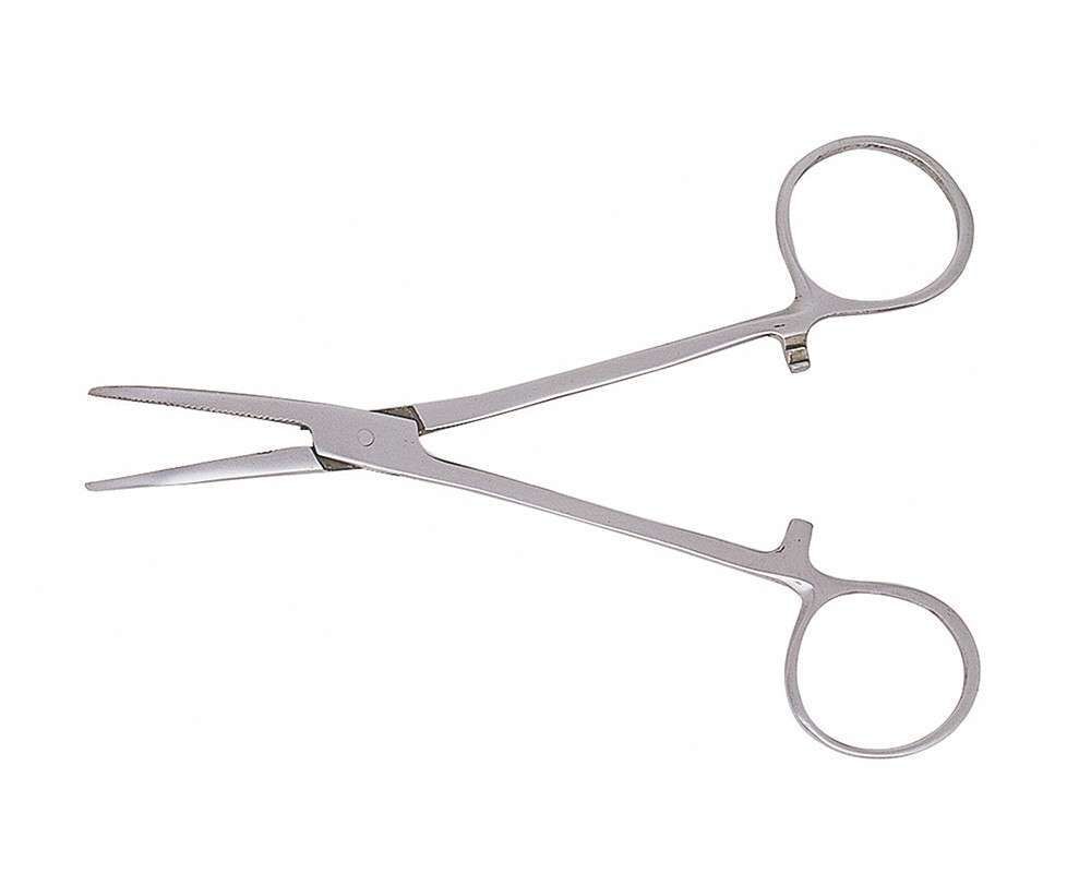 Balzer 18437 Yem Makası Kavisli İnox Pens