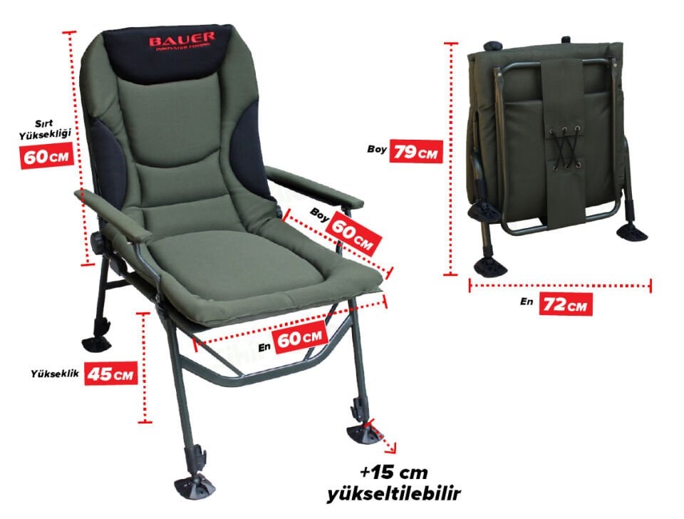 Bauer HXC022 Neoprene Kamp Sandalyesi