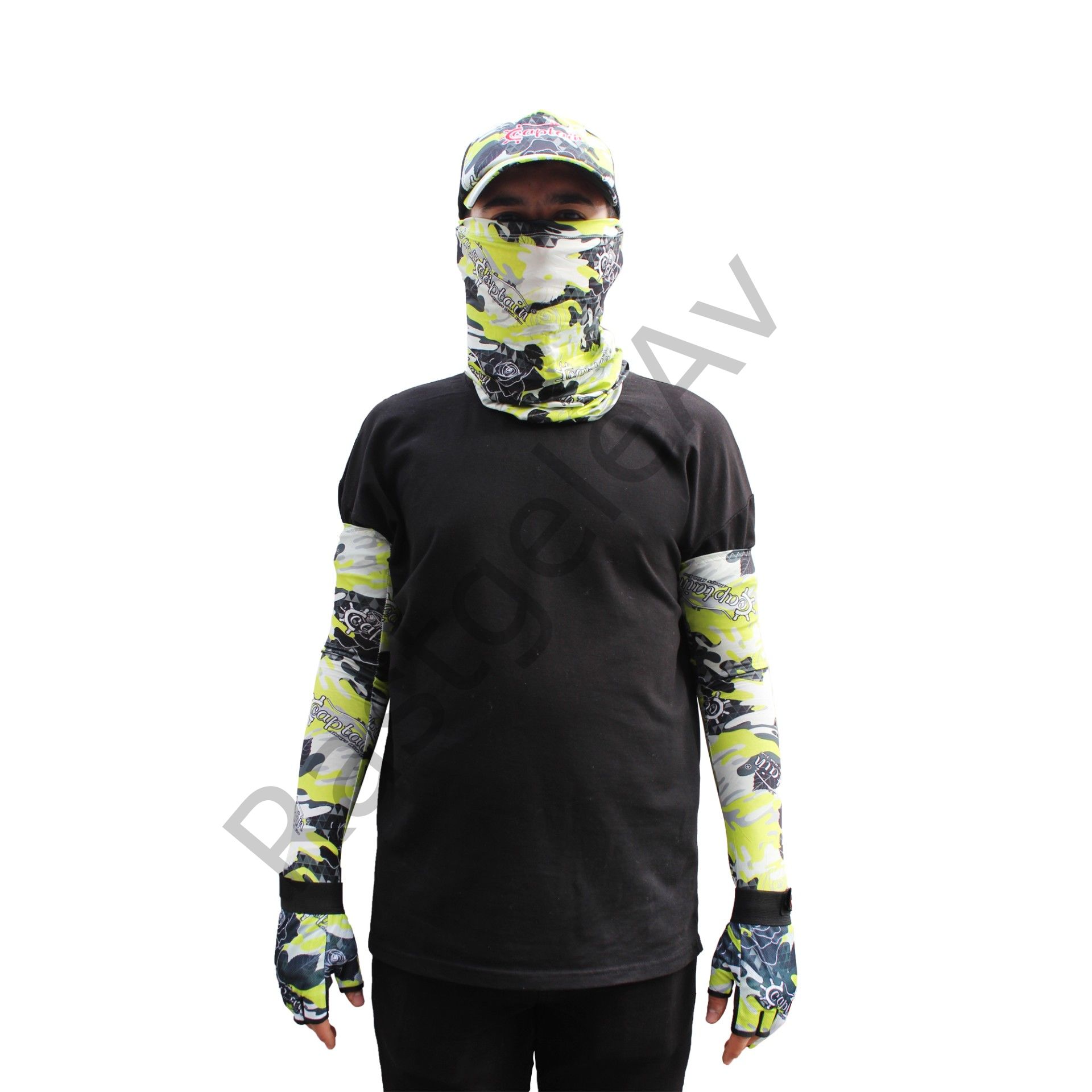 Captain Fisherman Style SET Cap+Eldiven+Kolluk+Buff