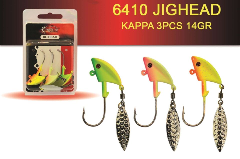 Captain Jig Head Kappa 3lü Mix Set Kaşıklı Jig Head