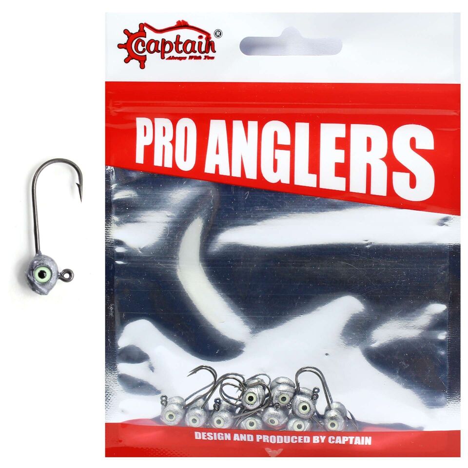 Captain 6420 Jig Head Glow Eye 10lu Paket
