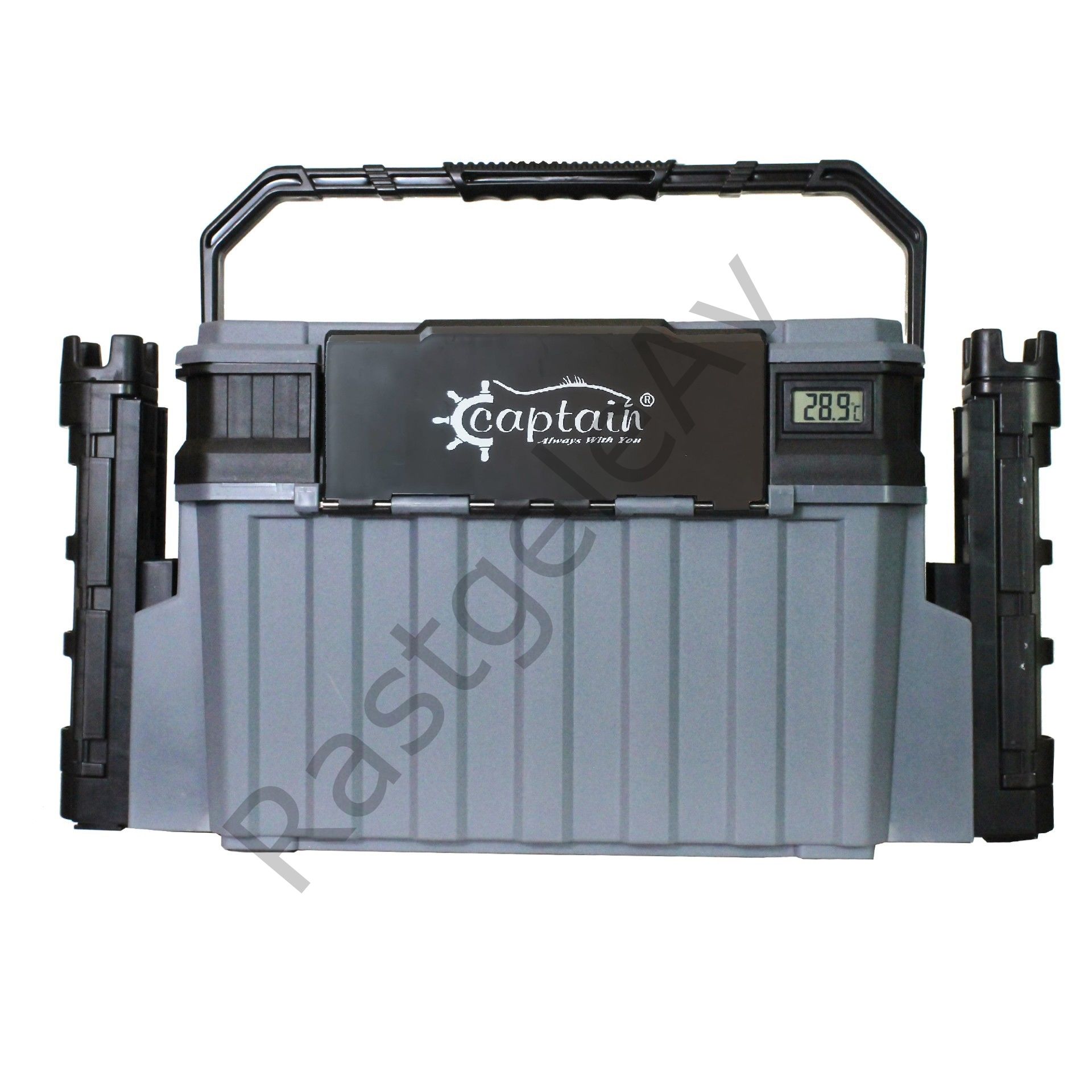 Captain 7212 Profesyonel Spin Takım Çantası ve Kamış Tutucu 42x25x28cm