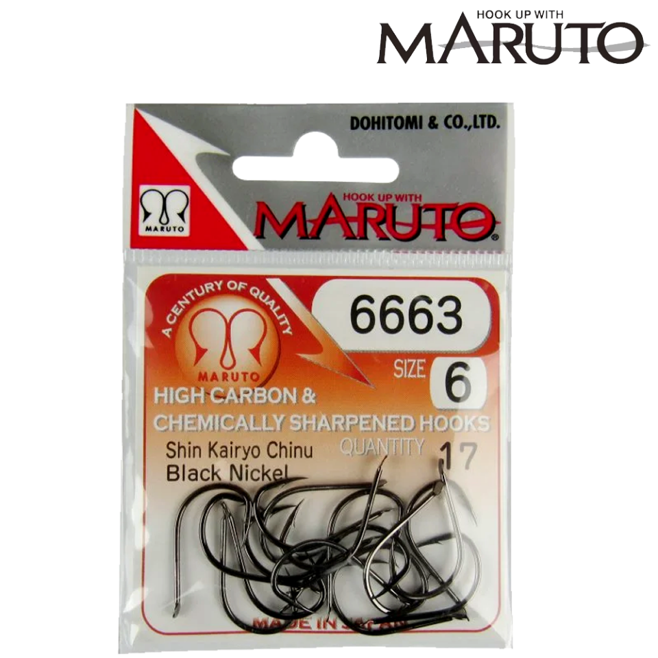 Maruto 6663 Bn Siyah Nikel Olta İğnesi