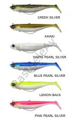 Savage Gear Savage Minnow Weedless 10 cm 16 gr 2+1 White Pearl Silver