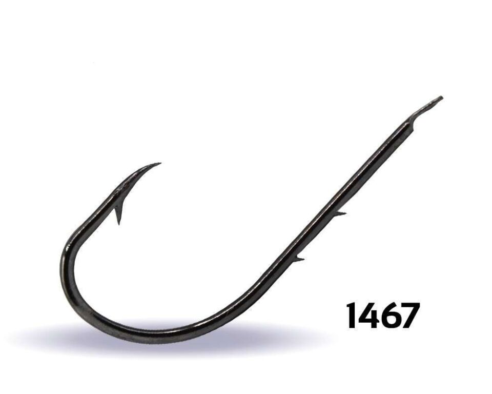 Youvella 1467 Tırnaklı Uzun Papağan Olta İğnesi 100lü Kutu Black Nikel Standart - 1-0
