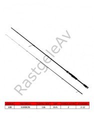 Captain 1442 Nemo Spin 225cm 2 Parça LRF Kamışı 2-12gr Atar