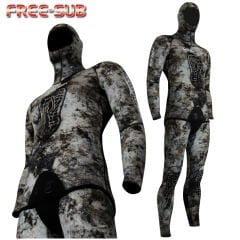 Free-Sub 9mm Ghost Dark Avcı Serbest Dalış Elbisesi