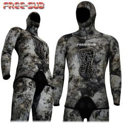 Free-Sub 9mm Ghost Dark Avcı Serbest Dalış Elbisesi