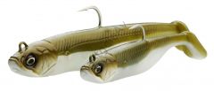Savage Gear Savage Minnow 10 cm 20 gr 2+1 White Pearl Silver
