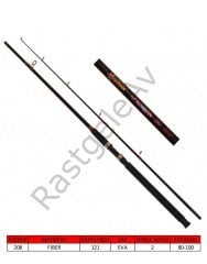 Captain 1427 Aero Spin 240cm 2 Parça Heavy Spin Kamış 80-100gr Atar