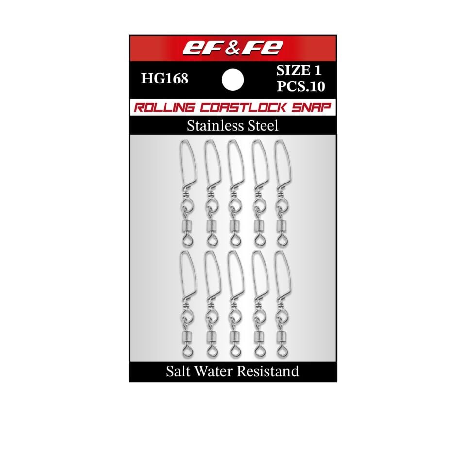 Effe Fırdöndü Rolling Swivel Coastlock Snap