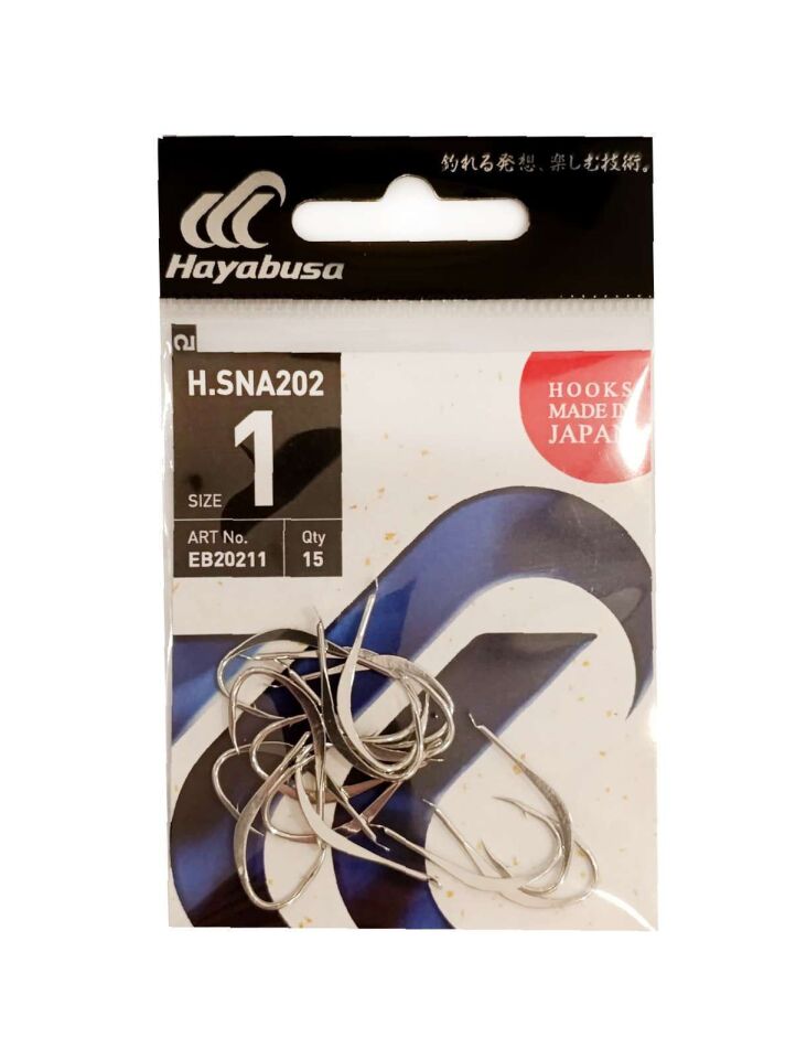 Hayabusa HSNA 202 Dövme Canlı Yem İğnesi 15li Paket Nikel