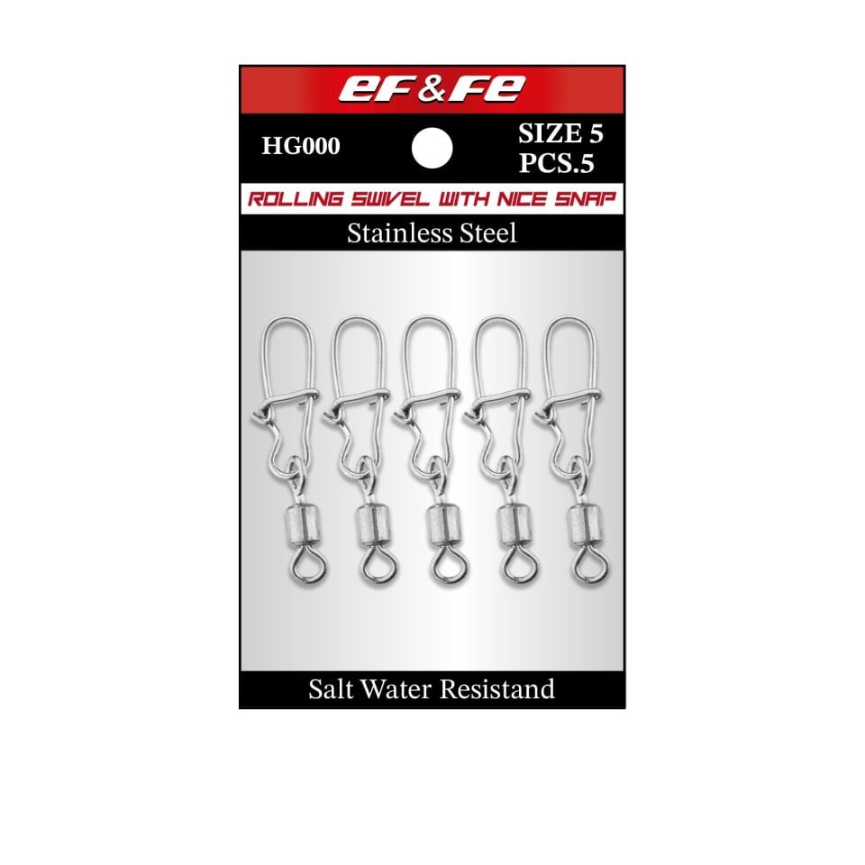 Effe Fırdöndü Rolling Nice Snap Güvenlik Kilitli