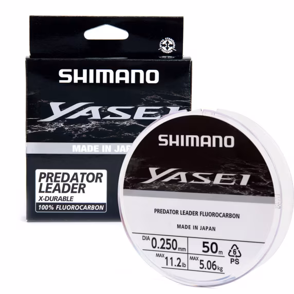 Shimano Misina Yasei Fluoro Leader 50m 0.22mm 3.59kg Grey