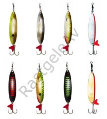 Dam Effzett Standard Spoon Slim 8 cm 24 gr Sinking Kaşık Olive Silver UV