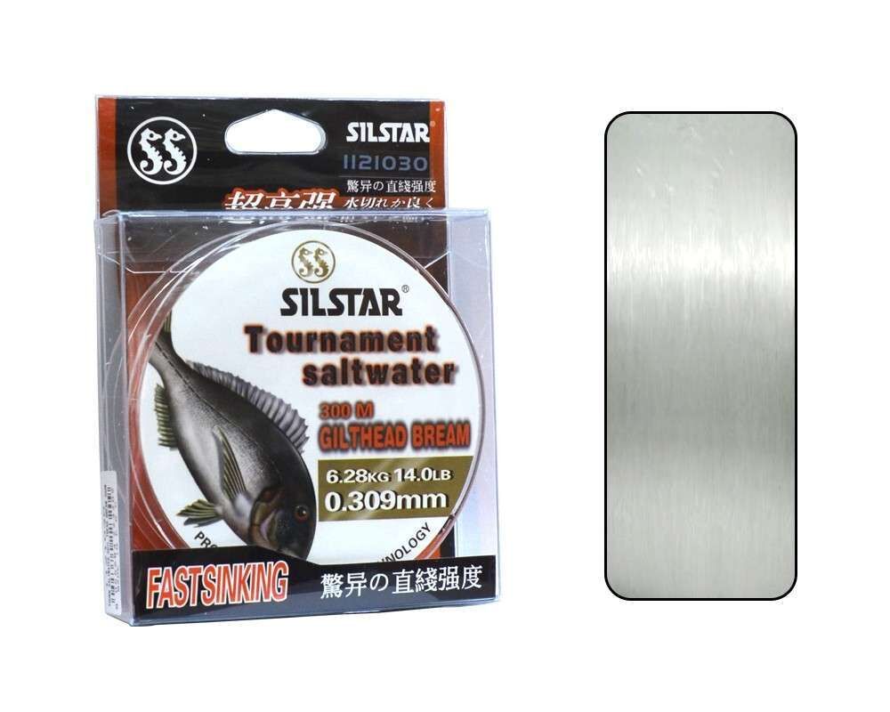 Silstar 1121 Tournament 300mt Monofilament Misina Beyaz Standart - 0.30 MM