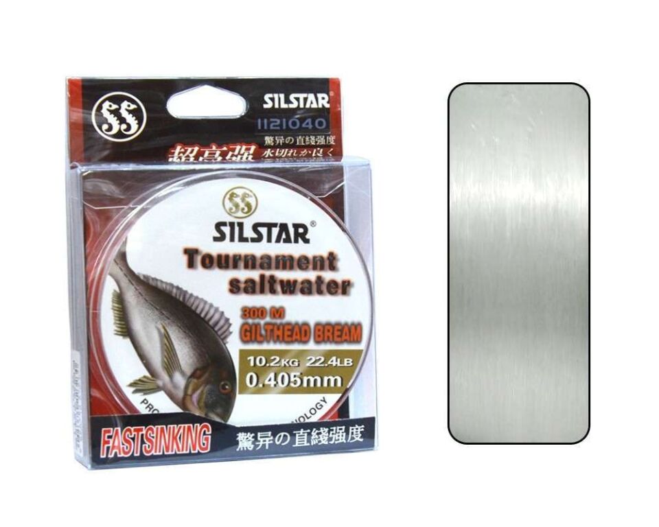 Silstar 1121 Tournament 300mt Monofilament Misina Beyaz Standart - 0.40 MM