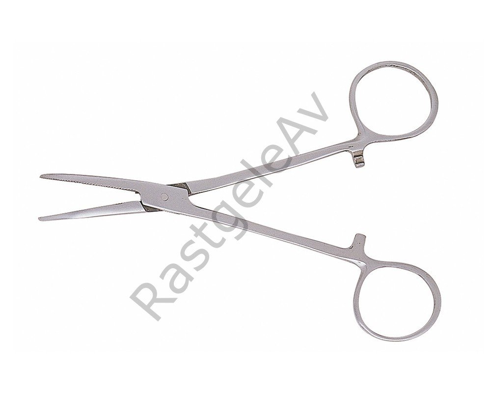 Balzer 18437 Yem Makası Kavisli İnox Pens