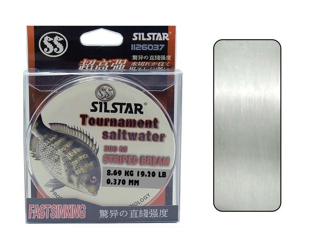 Silstar 1126 Tournament 300mt Monofilament Misina Beyaz Standart - 0.33 MM