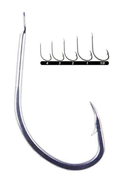 Youvella 1407 Kısa Pala Dövme Papağan Olta İğnesi 100lü Kutu Galvaniz