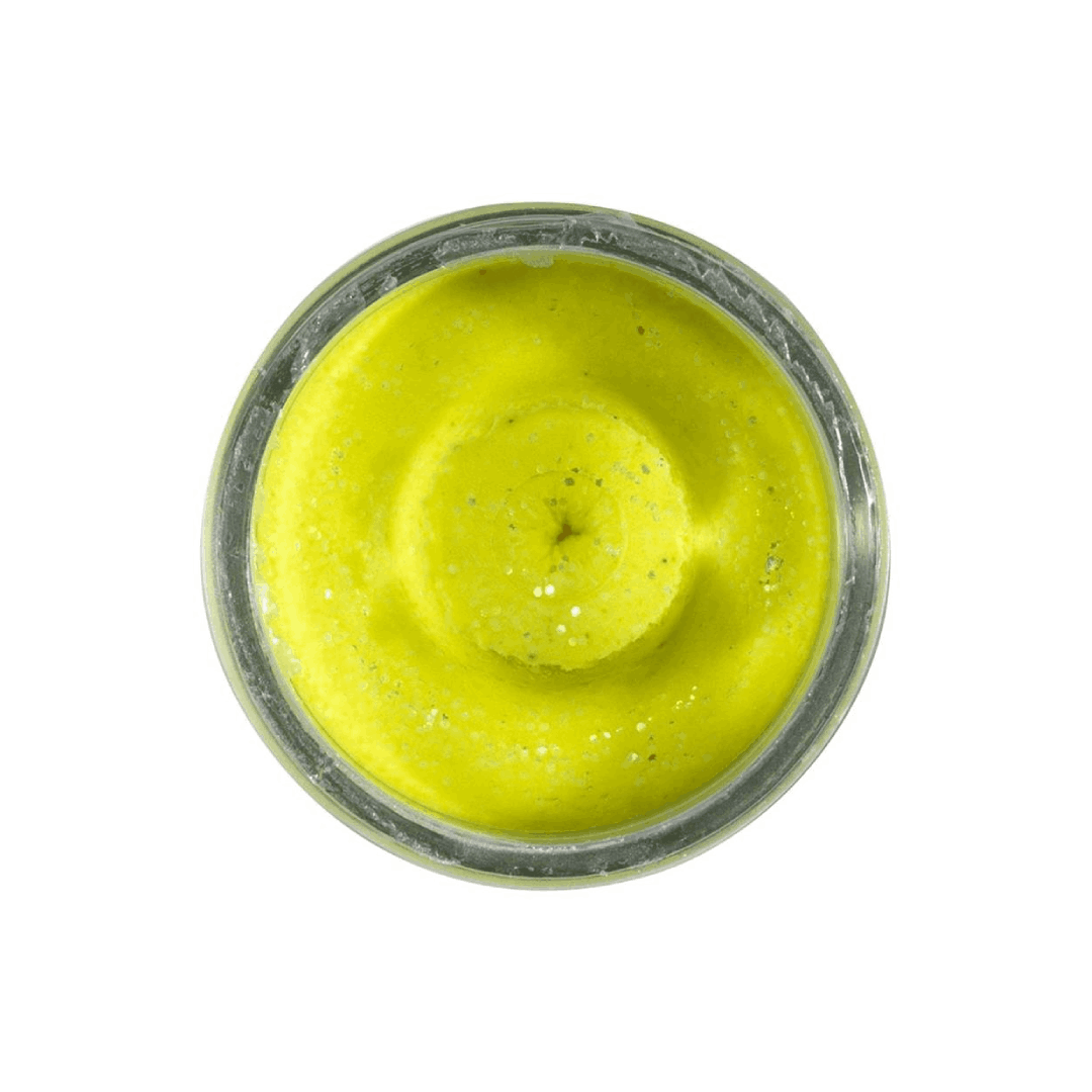 Berkley PowerBait Natural Scent Glitter Hamur Yem SUNSHINE YELLOW - GARLIC - 50G