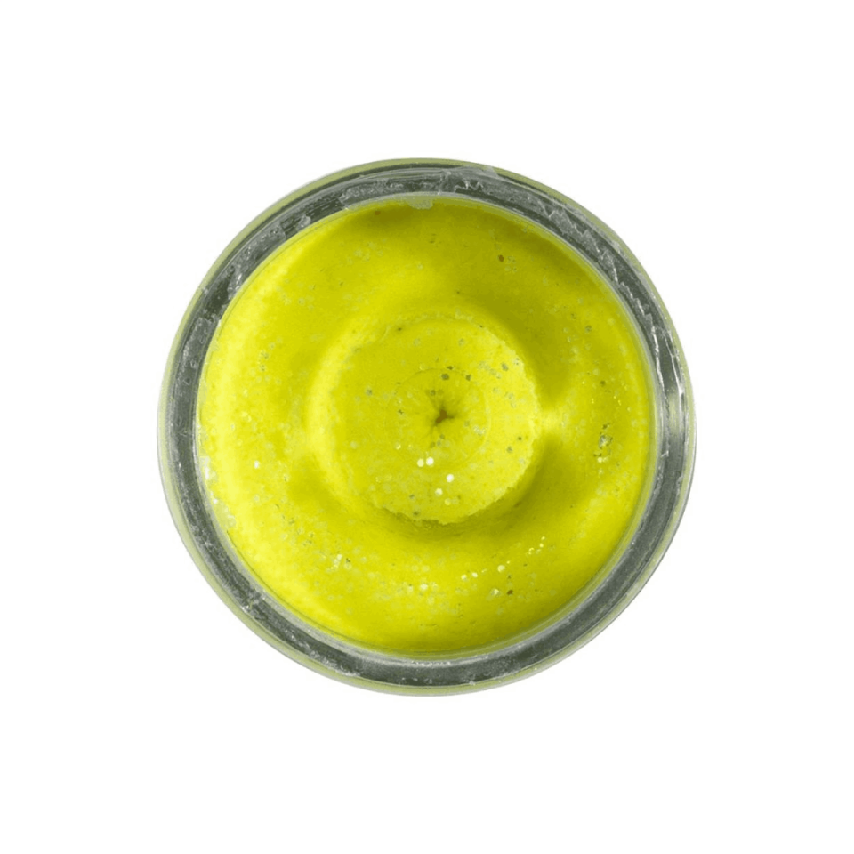 Berkley PowerBait Natural Scent Glitter Hamur Yem SUNSHINE YELLOW - GARLIC - 50G