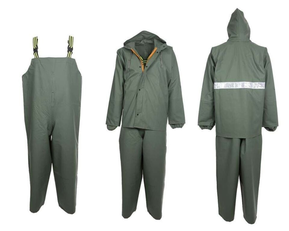 Captain Gırgırcı Yağmurluk Fermuarlı  Alt Üst Takım Lüx Model Standart - XL