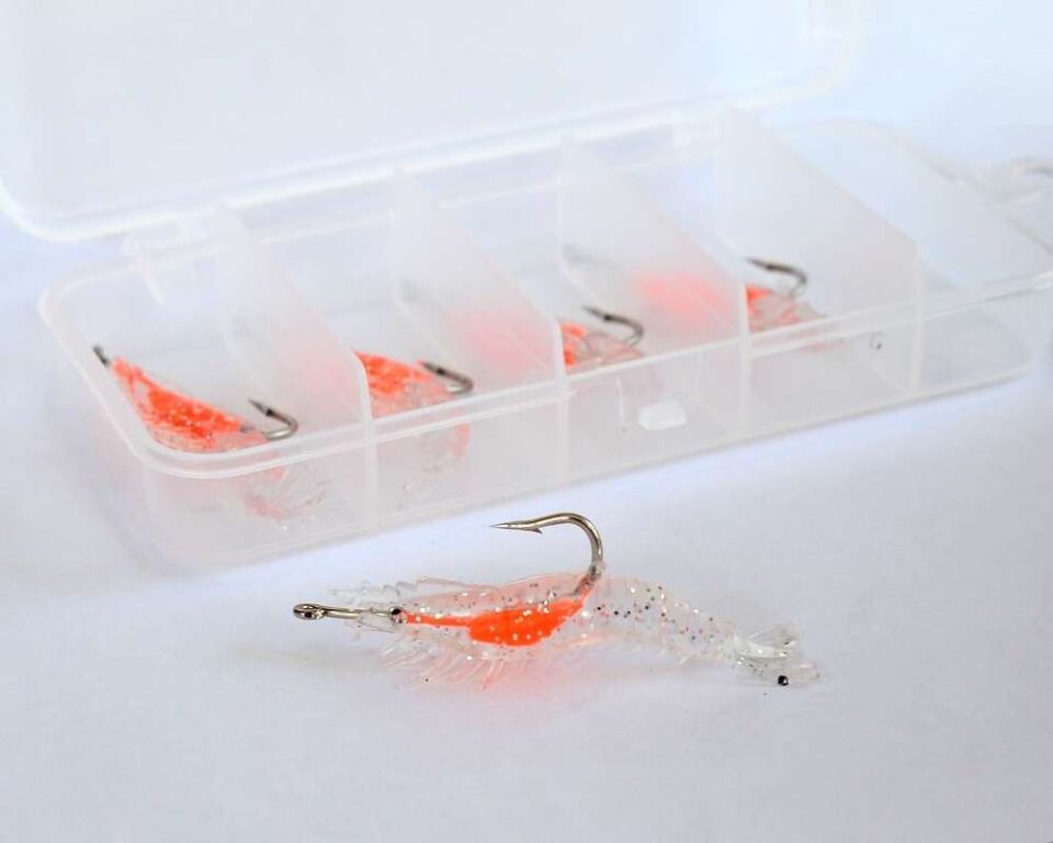 Captain 3062 Silikon Karides 55cm Suni Yem 5li Kutu