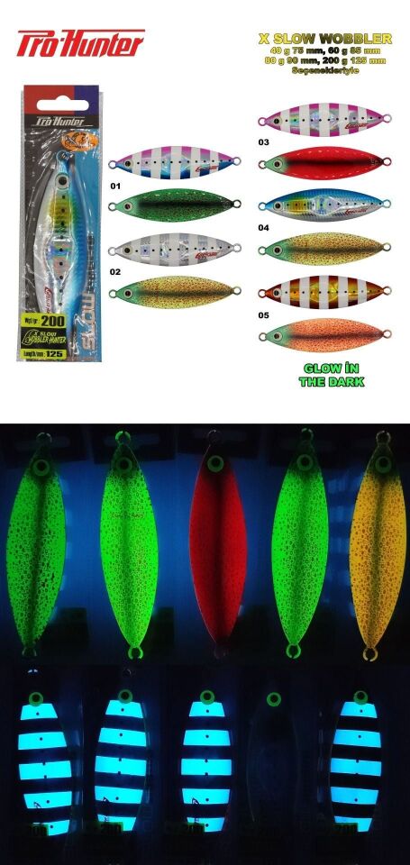 X Slow Wobbler Hunter 80 g Jig