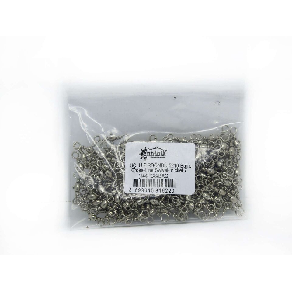 Captain 5210 Üçlü Fırdöndü 144lü Paket Nikel