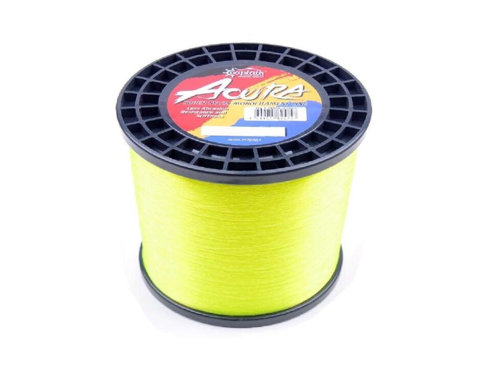 Captain Acura 1kg Bobin Misina Sarı Standart - 0.35 MM